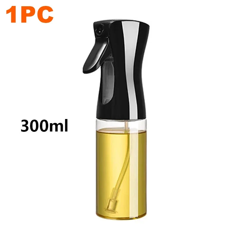 300ML BACK Color Plastic Oil Spray Bottle for Cooking, BBQ & Baking