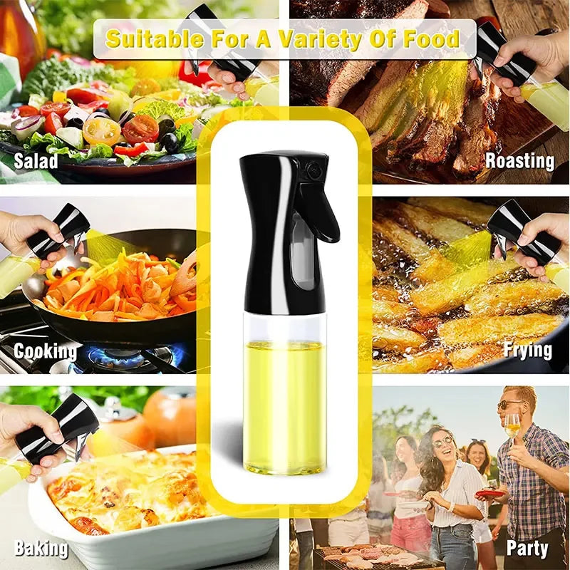 Plastic Oil Spray Bottle for Cooking, BBQ & Baking