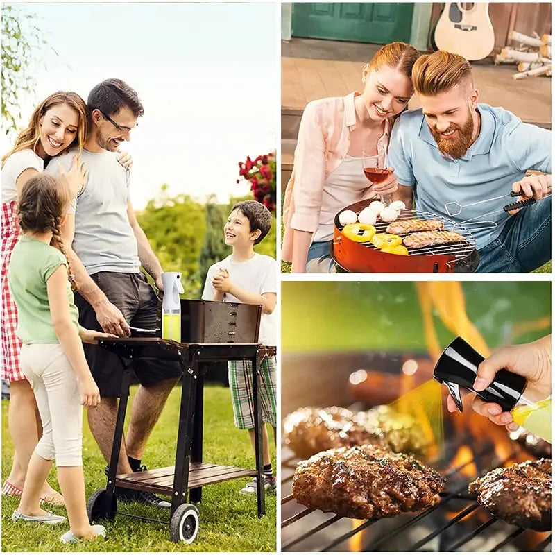 Plastic Oil Spray Bottle for Cooking, BBQ & Baking