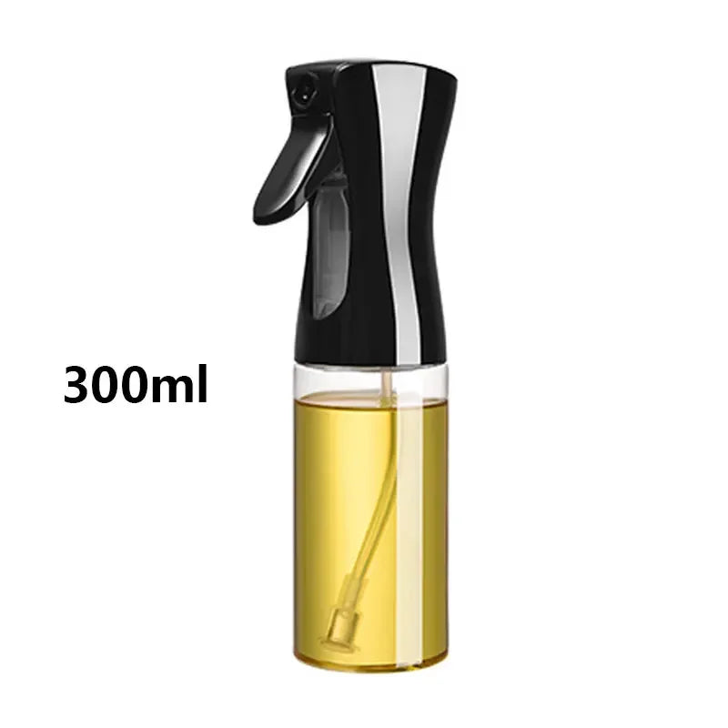 300ml black Color Plastic Oil Spray Bottle for Cooking, BBQ & Baking
