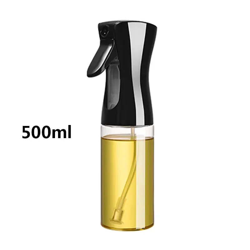 500ml black Color Plastic Oil Spray Bottle for Cooking, BBQ & Baking